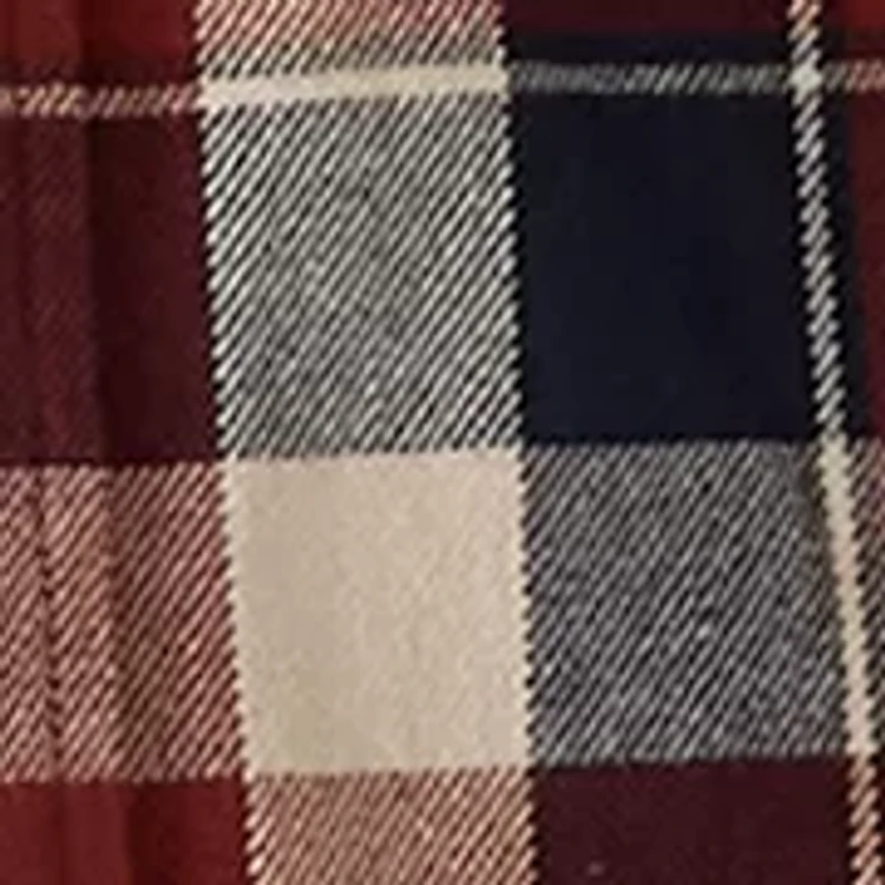 Reeve Plaid Russet Button Down Shirt