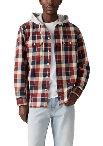 Reeve Plaid Russet Button Down Shirt