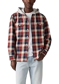 Reeve Plaid Russet Button Down Shirt
