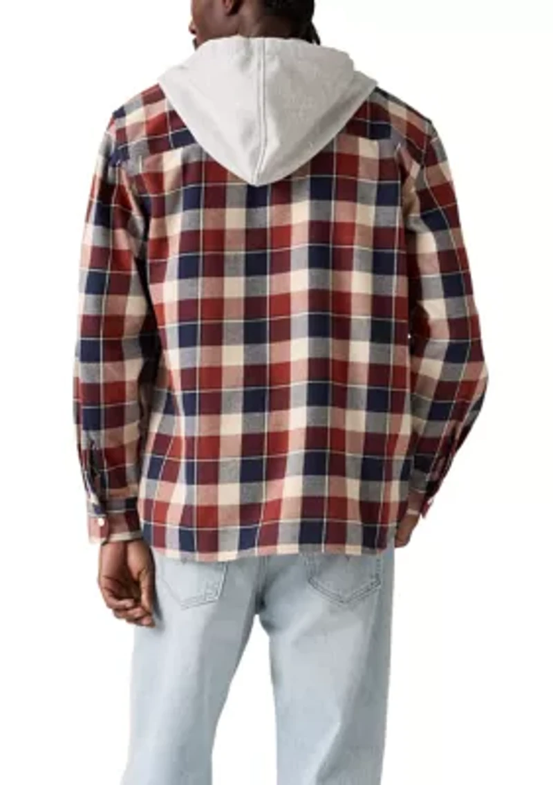 Reeve Plaid Russet Button Down Shirt
