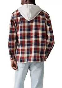 Reeve Plaid Russet Button Down Shirt