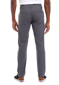 Stretch Solid Chino Pants