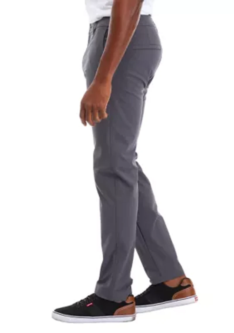 Stretch Solid Chino Pants