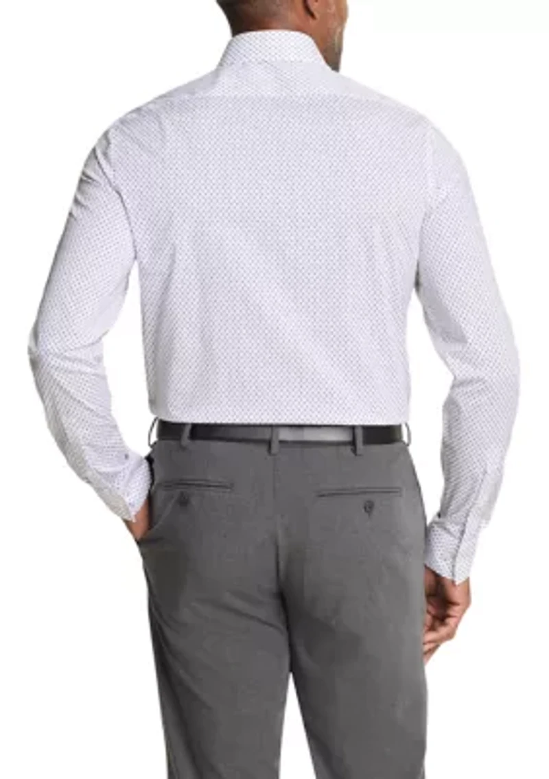 Big & Tall Steel+ Slim Fit Stretch Wrinkle Free Dress Shirt