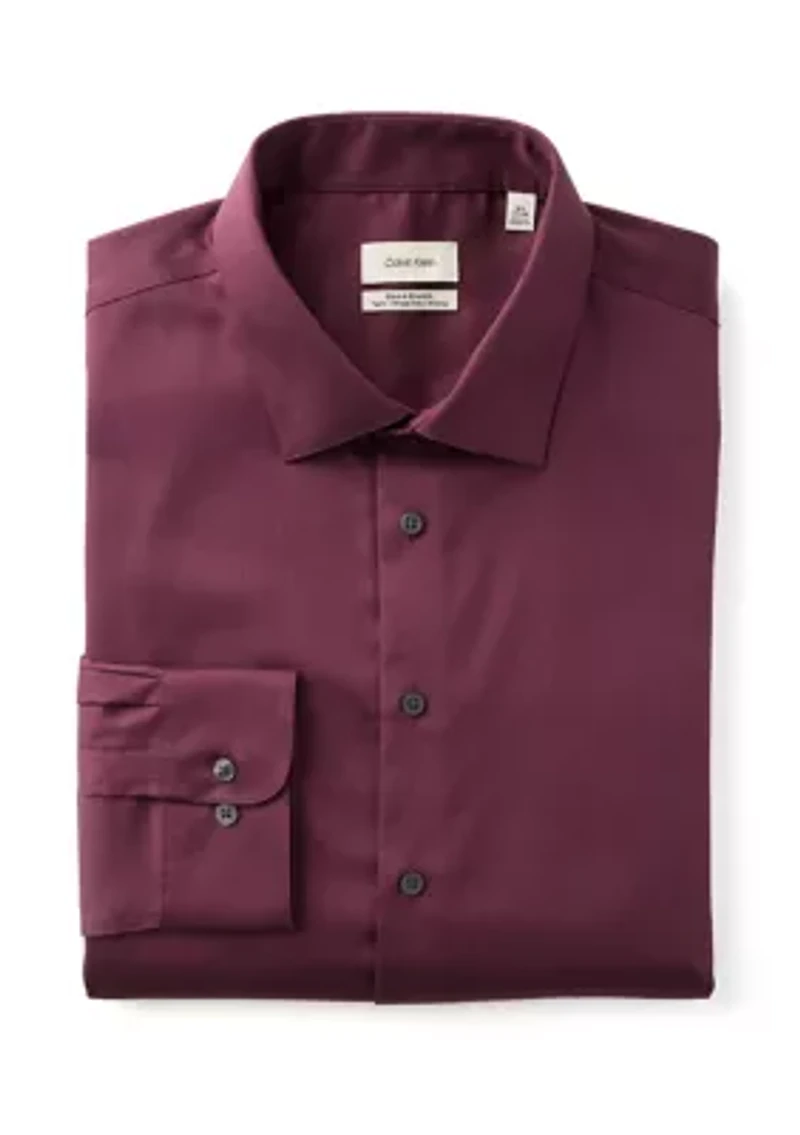 Men's Big Steel+ Stretch Wrinkle Free Dress Shirt