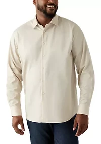 Big & Tall Steel + Stretch Wrinkle Free Dress Shirt