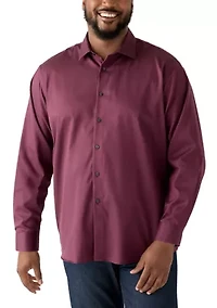 Men's Big Steel+ Stretch Wrinkle Free Dress Shirt