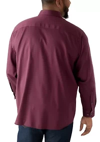Men's Big Steel+ Stretch Wrinkle Free Dress Shirt