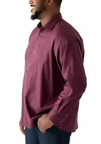 Men's Big Steel+ Stretch Wrinkle Free Dress Shirt