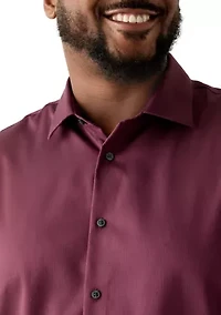 Men's Big Steel+ Stretch Wrinkle Free Dress Shirt