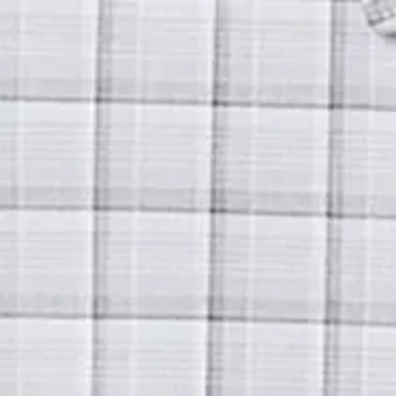 Big & Tall Plaid Steel Stretch Button Down Shirt