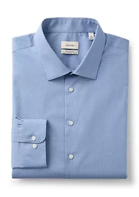 Big & Tall Printed Steel Stretch Shirt