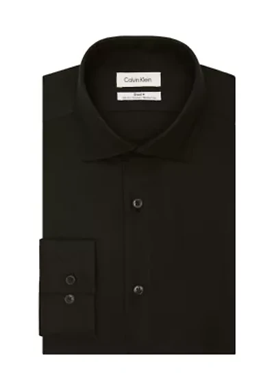 Big & Tall Steel+ Slim Fit Stretch Wrinkle Free Dress Shirt