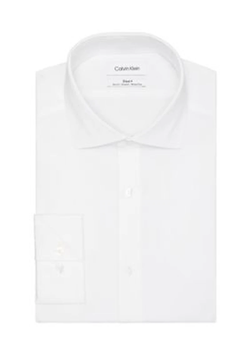 Big & Tall Steel+ Slim Fit Stretch Wrinkle Free Dress Shirt