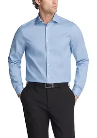 Big & Tall Steel+ Slim Fit Stretch Wrinkle Free Dress Shirt