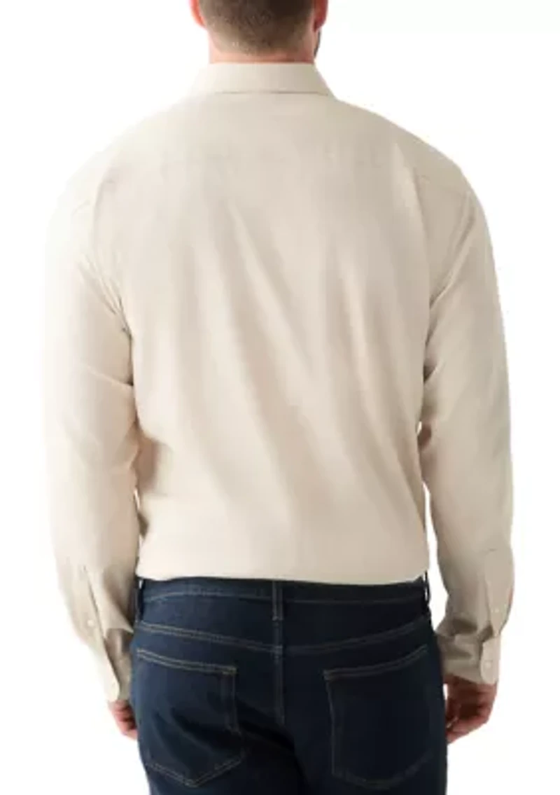 Men's Tall Steel+ Stretch Wrinkle Free Dress Shirt