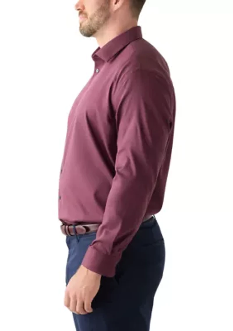 Men's Tall Steel+ Stretch Wrinkle Free Dress Shirt