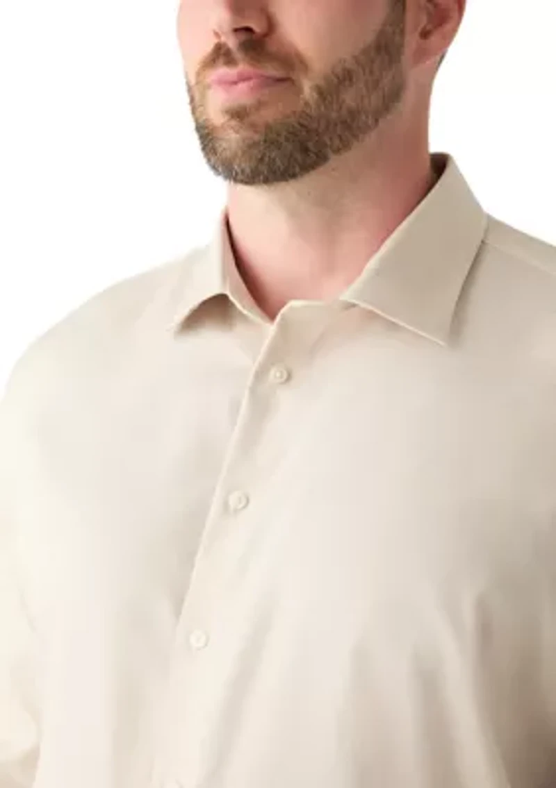 Men's Tall Steel+ Stretch Wrinkle Free Dress Shirt