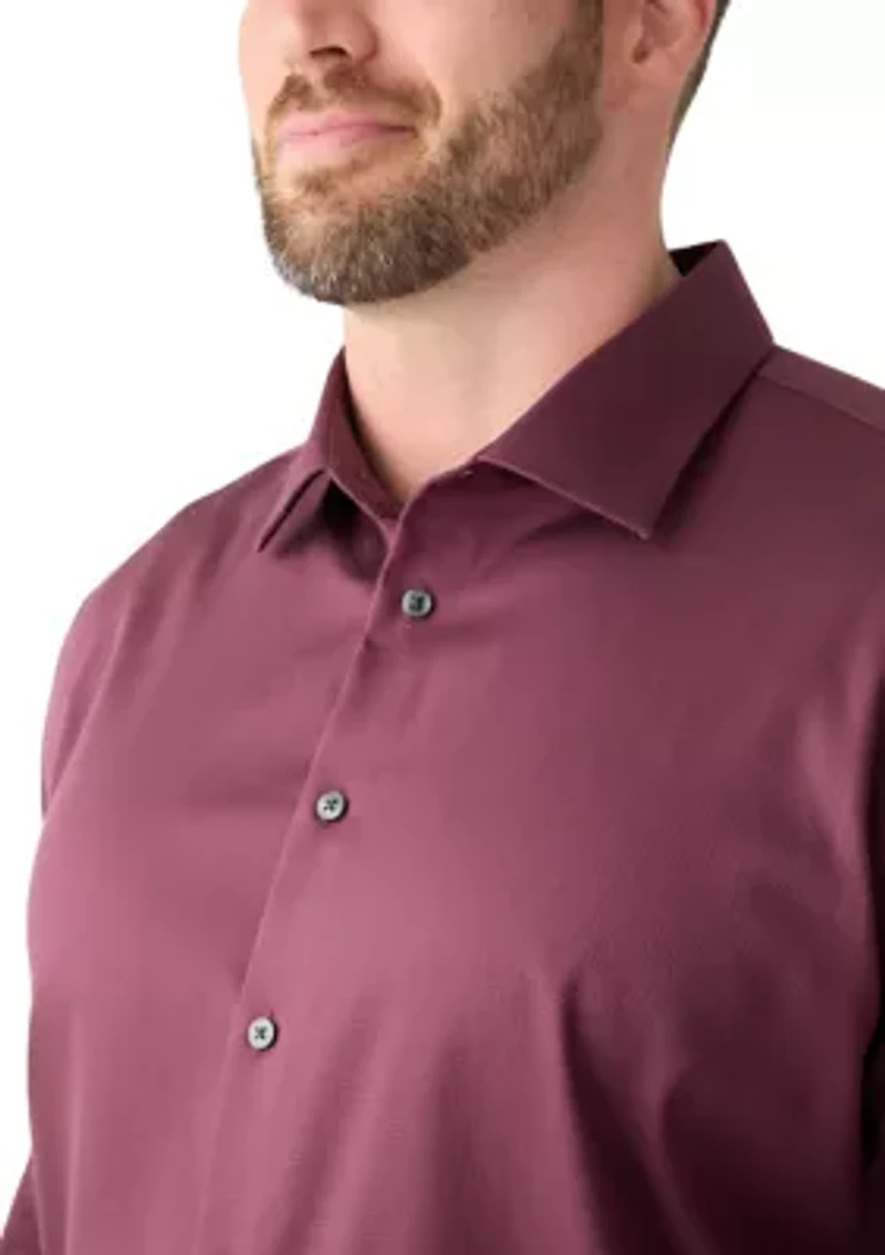 Men's Tall Steel+ Stretch Wrinkle Free Dress Shirt