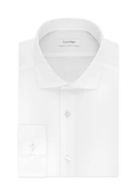 Steel Non Iron Stretch Performance Slim Fit Dress Shirt