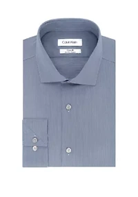 Steel Non Iron Stretch Performance Slim Fit Dress Shirt