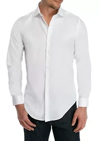 Steel Non Iron Stretch Performance Slim Fit Dress Shirt