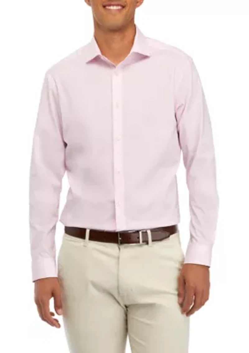 Men's Slim Fit Steel Stretch Dress Shirt