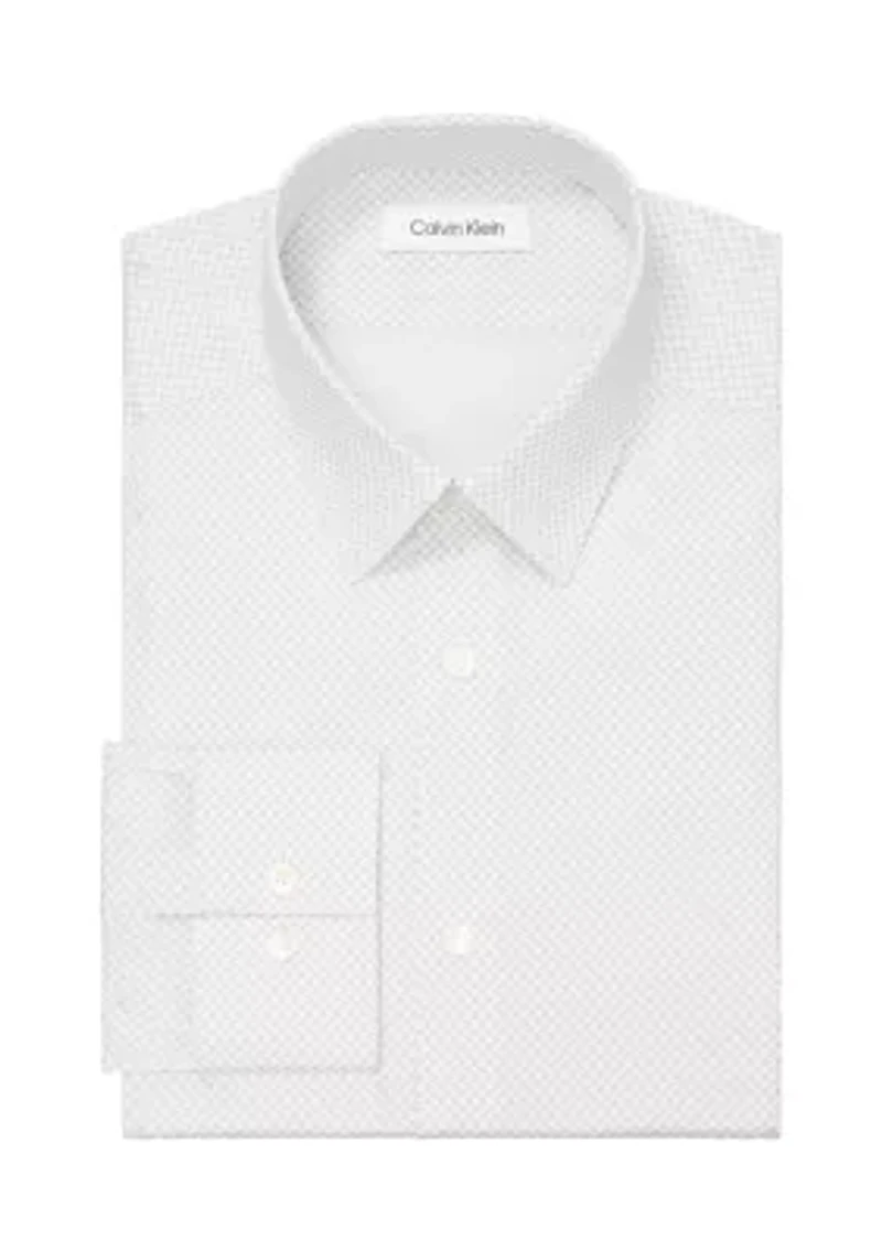 Steel+ Slim Fit Stretch Wrinkle Free Dress Shirt