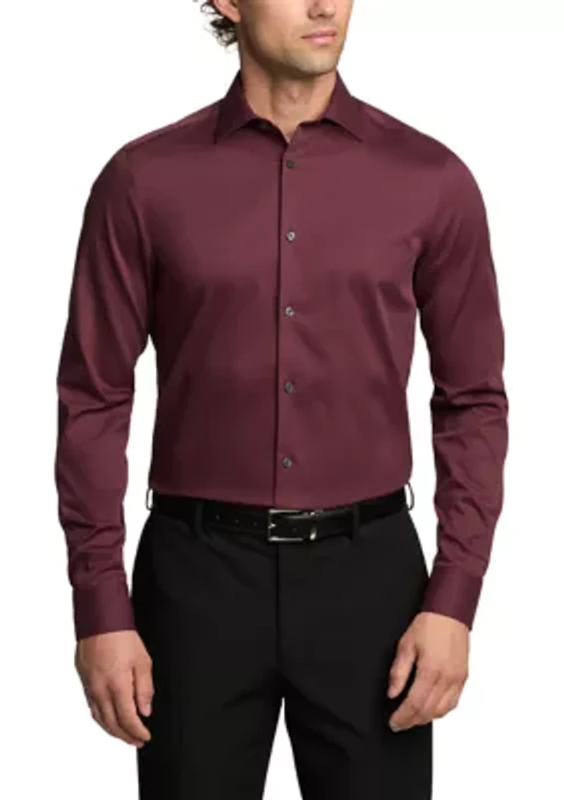 Men's Steel+ Slim Fit Stretch Wrinkle Free Dress Shirt