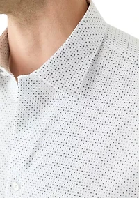 Refined Cotton Stretch Dress Shirt, Slim Fit