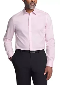 Men's Refined Cotton Stretch Slim Fit Dress Shirt
