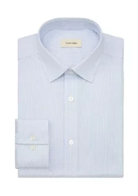 Refined Cotton Stretch, Slim Fit Dress Shirt