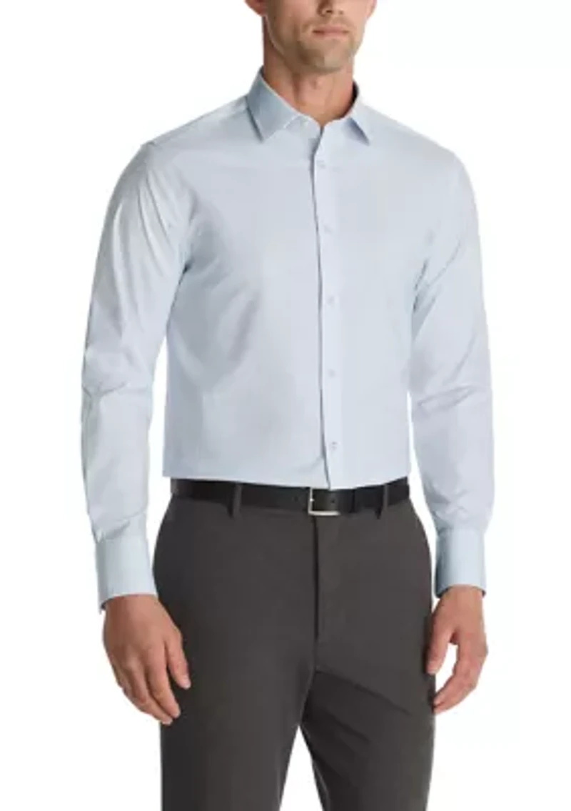 Refined Cotton Stretch, Slim Fit Dress Shirt