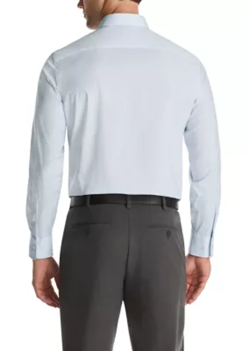 Refined Cotton Stretch, Slim Fit Dress Shirt