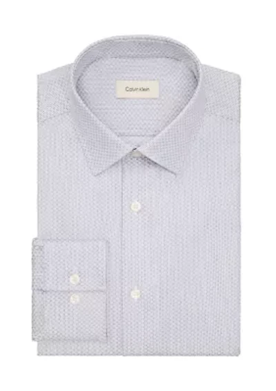 Men's Refined Cotton Stretch, Slim Fit Dress Shirt