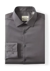 Men's Refined Cotton Stretch Slim Fit Dress Shirt