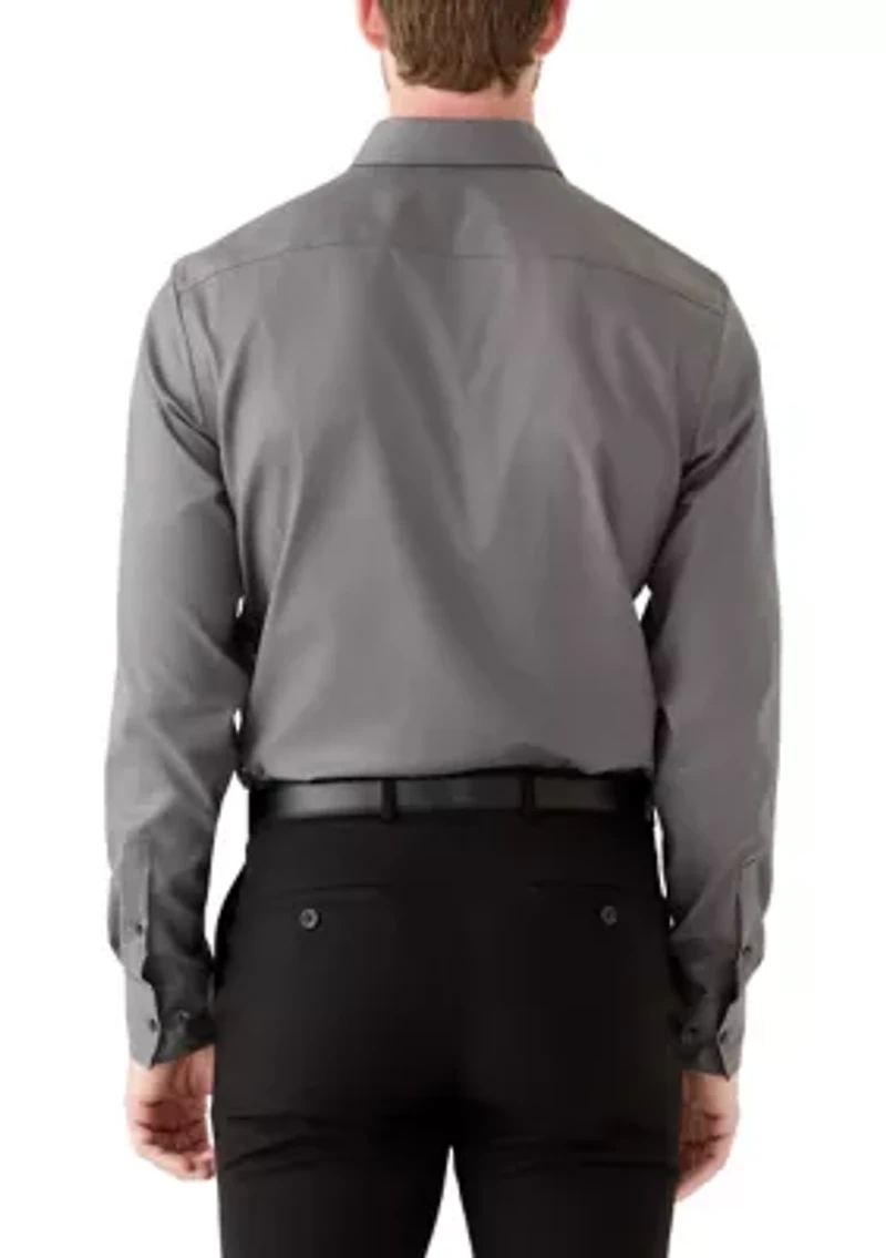 Men's Refined Cotton Stretch Slim Fit Dress Shirt