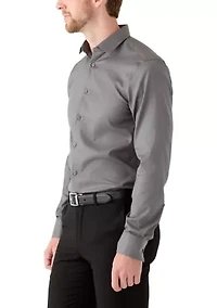 Men's Refined Cotton Stretch Slim Fit Dress Shirt