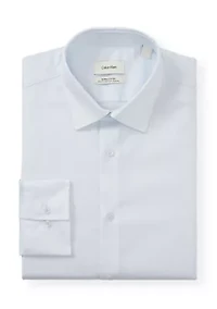 Men's Long Sleeve Slim Fit Solid Shirt