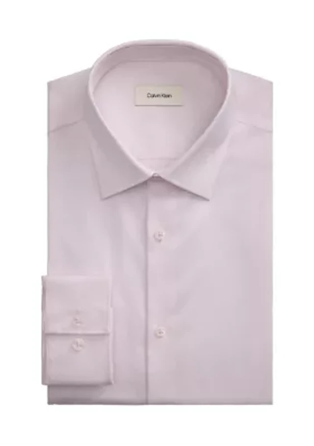 fitted lace wedding dress Calvin Klein Men Non-Iron Slim Fit Dress Shirt main image 1