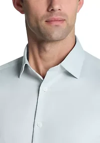 Performance Wrinkle Free Stretch Slim Fit Dress Shirt