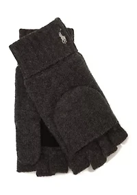 Wool Blend Convertible Gloves