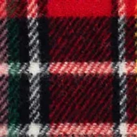 Recycled Wool Plaid Scarf