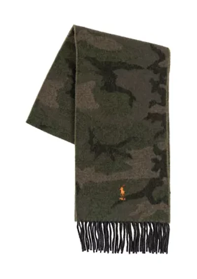 Camo Jacquard Scarf