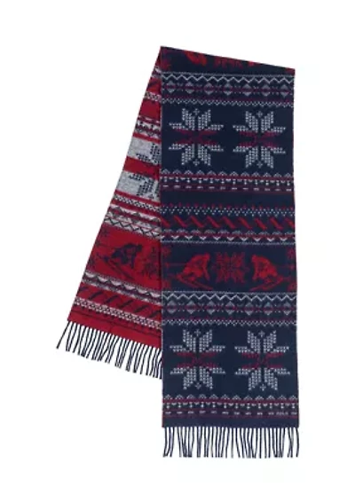 Snowflake Woven Jacquard Scarf