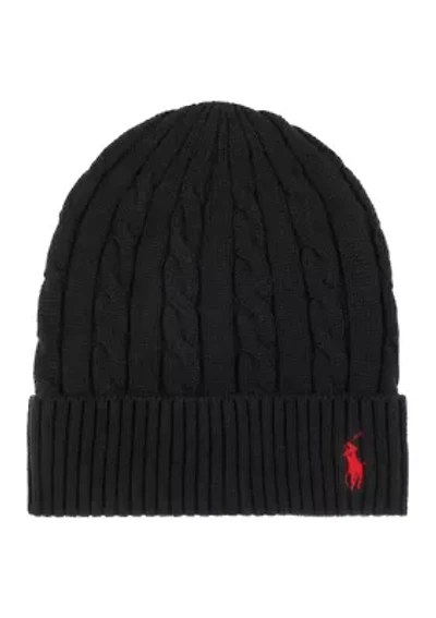 Cotton Cashmere Cable Beanie