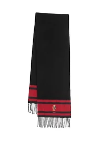 Woven Holiday Bear Scarf