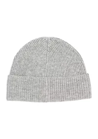 Solid Denim Bear Beanie