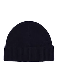 Solid Denim Bear Beanie