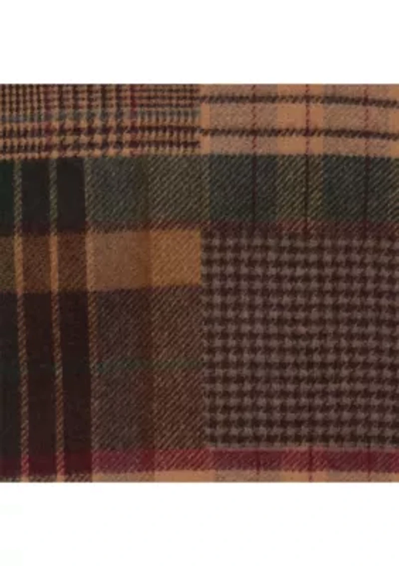 Menswear Patchwork Scarf